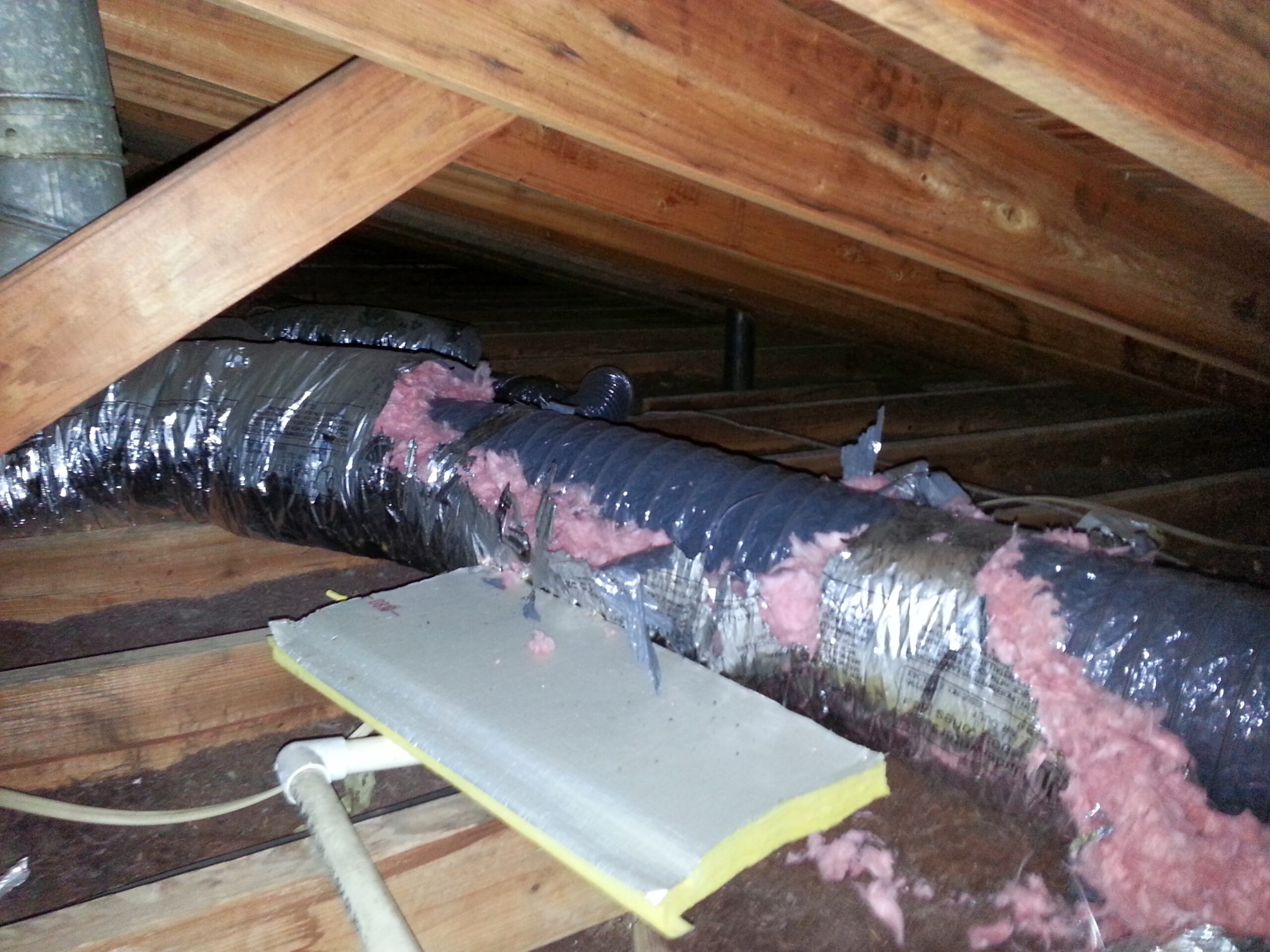 Clean HVAC starts in the attic - attic contamination and duct leaks affect indoor air